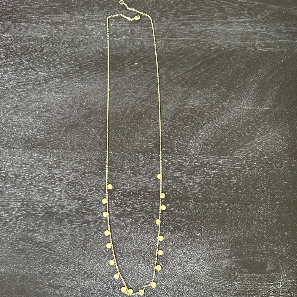 Club Monaco Gold Necklace with Delicate Accents